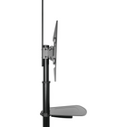 Fellowes - Support TV mobile - Noir-Gestion intégrée des câbles pour dissimuler les fils et éviter les enchevêtrements