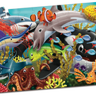 The Learning Journey Puzzle Doubles Glow in The Dark - Sea Life-Fun Sealife theme - Children will love the fun sea life theme of this exciting puzzle. The bright illustrations provide a range of talking points to keep even young learners motivated.