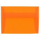 JAM Paper Enveloppes translucides A1, orange, 250/paquet-Enveloppes en papier translucide orange