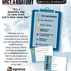USAopoly - TRIVIAL PURSUIT: Grey's Anatomy-2+ Joueurs