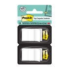 Post-it 1" x 1.7" Flags - White - 50 Flags/Dispenser - 2 Dispensers/Pack-Flags make it simple to mark and highlight important information