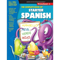 eBook: American Education Publishing 0769652794-EB The Complete Book of Starter Spanish, Grade Preschool - 1-You will receive two emails: one confirming your entire order, and one with a "Download Software" buttonYou can download immediately or return to your email to download later
