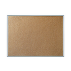 Staples Economy Cork Bulletin Board with Aluminum Frame - 96" x 48"-Durable construction