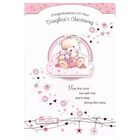 Rosedale – Cartes de souhaits et enveloppes « Daughter Baby Christening » 5 1/2 x 8 po, 12/paquet (15405)-Imprimées sur papier cartonné non couché de haute qualité