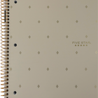 Five Star Style 3-Subject Notebook - 120 Pages - 11" x 8-1/2" - Assorted Colours-3-subject notebook contains 150 college ruled sheets that are ink bleed resistant