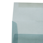 JAM Paper A2 Invitation Envelopes, 4.38 x 5.75, Ocean Blue Translucent Vellum, 50 Pack (PACV602I)-Paper Weight: 30 lbs.