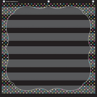Teacher Created Resources Chalkboard Brights 7 Pocket Chart, 28" x 28"-7 clear pockets are perfect for any size sentence strips