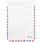 JAM Paper Enveloppes pour correspondance aérienne en Tyvek à ouverture au sommet, 9 x 12, blanc, 250/paquet-Fermeture gommée