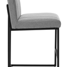 Modway - Indulge Chenal Touffé Tissu Tabouret de comptoir - Gris clair-Base de traîneau