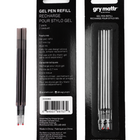 Gry Mattr − Recharge pour stylo gel − bleu − paquet de 2-Encre bleue