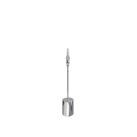 Futech PCH004 Place Card Holder 4", Stainless Steel, 10 Pack-4"H X 1"D Base