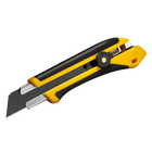 OLFA XH-1 25mm Fiberglass-Reinforced Ratchet-Lock Utility Knife - 2 Pack-Wraparound, anti-slip grip