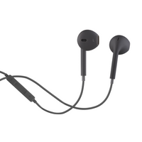 Evry - Écouteurs filaires avec adaptateur USB-C, noir-Connecteur 3,5 mm avec adaptateur USB-C
