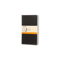 Moleskine Journal - Ruled - Large - Black - 3 Pack-Large 5" x 8.25" Ruled Journal, Set of 3