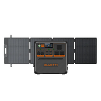 Bluetti - Centrale électrique portable Premium Series AC240P et panneau solaire SP200L-Puissance haute capacité : Avec une capacité de 2 073,6 Wh et une sortie de 2700 W, le AC270P offre une puissance impressionnante pour garder les appareils complètement chargés toute la journée !