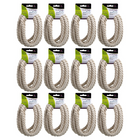 Corde de bricolage de 10 mm, 2 m, blanc, 12/paquet-1