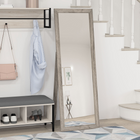 HOMCOM - Miroir pleine longueur - 20,1 po l x 57,9 po H - gris-Miroir épais pour une finition éclatante et élégante 