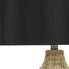 Monarch Specialties - Luminaire - 25 po H Lampe De Table - Abat-Jour Noir - Résine Brune - Contemporain-Un assemblage mineur est nécessaire grâce aux instructions illustrées incluses . fabriquée avec des matériaux de qualité pour une plus grande longévité, cette lampe de table bénéficie d'une garantie limitée de 2 ans contre les défauts de fabrication