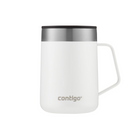 Contigo - Tasse à café Streeterville - 414 mL - sel-L’isolation sous vide à double paroi en acier inoxydable garde les boissons chaudes jusqu’à 5 heures ou froides jusqu’à 15 heures