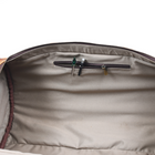 Tolredo Helios Leather Travel Barrel Bag - Brown-Unique curved opening with a two-way zipper for quick and easy access