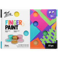 Ensemble de peinture au doigt pour enfants Mont Marte - 20 mcs x 35ml (1,18oz)-1