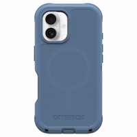 OtterBox - Coque Defender Pro avec MagSafe pour iPhone 16 - Bleu jean bébé-Ouverture conçue avec précision pour une interaction facile avec la caméra