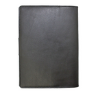 Ashlin Porchia Medium Journal With Snap, Black (P9088-18-01)-Journal is Ivory lined pages and a gilt edges.
