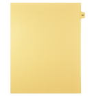 Markmaker - 25 tabs/PQT,5 PQT/Boite, Intercalaires imprimes Legal, Chamois, 1/15th coupe| format lettre, sans trous, Numero 167-Intercalaires imprimes Legal