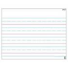 Tableau d'essuyage du papier d'écriture manuscrite Trend Enterprises, paquet de 15-Entraînez-vous à former des lettres, des chiffres, l'orthographe et plus encore sur ce tableau effaçable à sec. Lignes de guidage rouge-bleu.