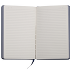 Carnet de notes en cuir végétalien de Gry Mattr, bleu marine-Reliure parfaite