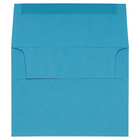 JAM Paper A2 Invitation Envelopes, 4.38 x 5.75, Brite Hue Blue Recycled, 100 Pack (WDBH600g)-Size: A2 (4-3/8" x 5-3/4")