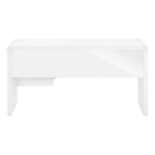 Monarch Specialties - 7581 Bureau 60 po L - Blanc Lustre/Tiroir Cote Droit/Gauche-Assemblage requis: instructions illustrées et tout le matériel sont fournis pour des raisons pratiques (outils supplémentaires peuvent être nécessaires)