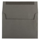 JAM Paper Enveloppes simples A7 nuances foncées, gris foncé, 250/paquet-Intérieur vierge où écrire un mot personnalisé