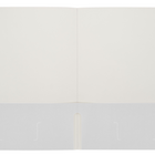Staples Twin Pocket Portfolio - Letter Size - White-Holds up to 100 sheets of Letter Size paper (50 per pocket)