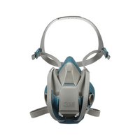 3M Rugged Comfort Quick Latch Half Facepiece Reusable Respirator - Medium-Quick latch provides an easy on and off option as you move in and out of contaminated areas