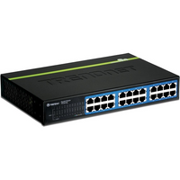 TRENDnet – Commutateur Greennet à 1 Go/s, 24 ports, modèle TEG-S24DG-La technologie GREENnet réduit la consommation d’énergie de jusqu’à 70 %*
