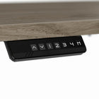 Bureau assis-debout à hauteur réglable 48 po x 24 po Move 40 Series de Bush Business Furniture - hickory moderne/gris métallique-Le bureau ajustable s’élève de 28 à 48 po à une vitesse de 1.25 po par seconde
