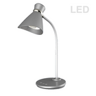 Dainolite 6W LED Desk Lamp, Silver Finish (132LEDT-SV)-Table/Desk Lamp