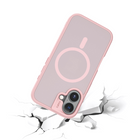 TUFF8 - iPhone 16 Plus -  GlideGuard Rugged Back Case - Rose-Compatible MagSafe : Les étuis MagSafe TUFF8 sont dotés d'aimants puissants pour un alignement sûr avec n'importe quel chargeur MagSafe et sans fil pour une charge plus rapide et plus facile.
