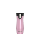 Contigo - Tasse de voyage en acier inoxydable à isolation sous vide AUTOSCELLABLE West Loop avec couvercle facile à nettoyer - 473 ml (16 oz) - Crème de fraise perle givrée-Sans fuite ou déversement : le couvercle AUTOSCELLABLE se verrouille entre petites gorgées et est 100 % antifuite et antidéversement