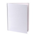 Ashley Young Authors Blank Hardcover Book - White - 5" x 4" Portrait - 14 Sheets/28 Pages - 12 Pack-Can be used with crayons, watercolour markers, coloured pencils, pens or standard pencils