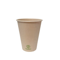 Eco-Packaging - Gobelet chaud en fibre de bambou de 12 oz - Paquet de 1000-Fabriqué à partir de fibre de bambou de qualité supérieure et doublé de PE