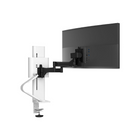 Ergotron 45-630-216 TRACE Single Monitor Desk Mount - White-Height Adjustment: 11"