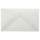 JAM Paper Enveloppes en papier vélin translucide format n° 2 (2 1/2 x 4 1/4), 100 par paquet-Blanc