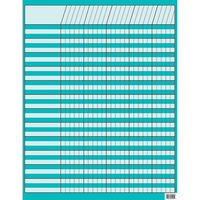 Tableau d'incitation Turquoise pour presse pédagogique créative, 17" x 22", paquet de 6-Gardez une trace de leurs progrès avec un tableau d'incitation