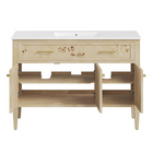 Modway - Elysian 48" Vanité de salle de bain à un seul lavabo - Burl blanc-8