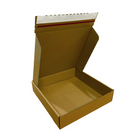 Reliabag Self Seal Corrugated Literature Mailer Boxes - 13" L x 13" W x 3" H - Kraft - 40 Pack-Lightweight, Eco-friendly, Sustainable and Sturdy