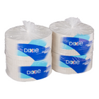 Dixie - Assiettes en papier non couchees de 9 po - Blanc - Paquet de 1000-Paquet de 1000