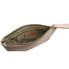 ASHLIN DESIGNER - BROOKE, moyen pochette en cuir, Natural Milled Cowhide, or rose-Two interior zippered pockets