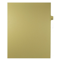 Mark Maker – Onglets séparateurs juridiques beiges, 1/25 onglets, format lettre, sans trous, numéro 132, 25/paquet-Onglets séparateurs beiges, 1/25 onglets